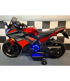 Moto eléctrica 12v para niños, Ninja escial edición, roja, ruedas goma -   INDA347-c4ks07R